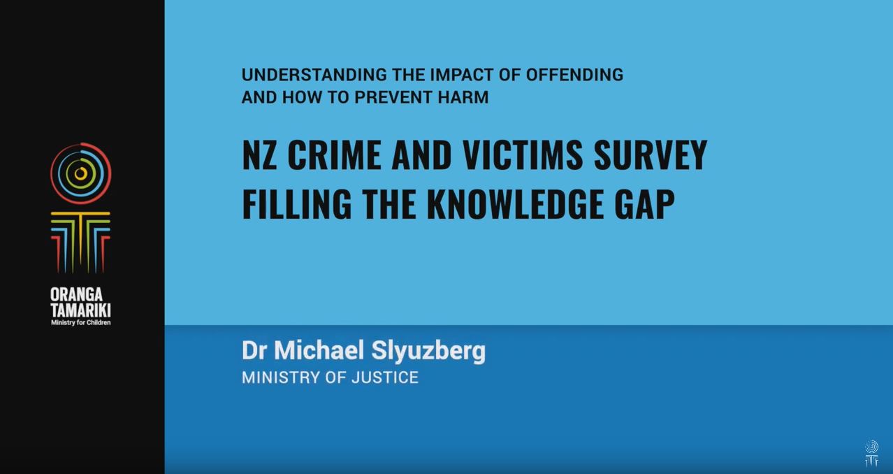 NZ crime and victims power point scfeenshot 
